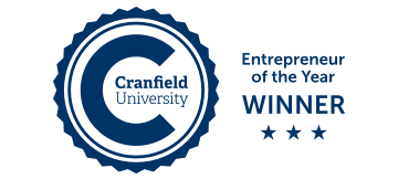 Cranfield University award for 'Entrepreneur of the year'